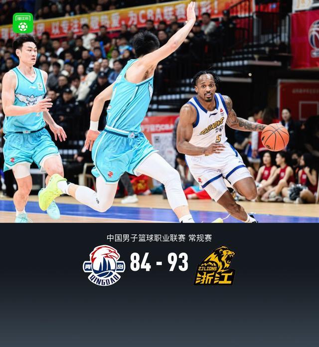 hth-广厦93-84青岛，胡金秋轰下31+8+6，韦瑟斯庞空砍31+11+9